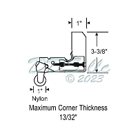 Screen Door Roller 10-399 1