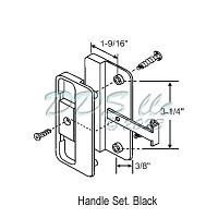 Sliding Screen Door Handle 14-96 1