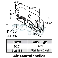 Keller - Air Control Patio Door Roller 9-261 1
