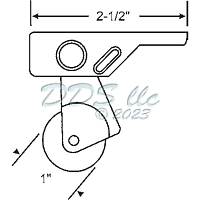 Screen Door Roller 900-20072 1