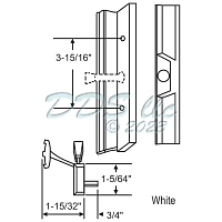 Handle Patio Door 900-21409B 1