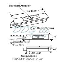 Snap-In Tilt Latch 85-910A 1
