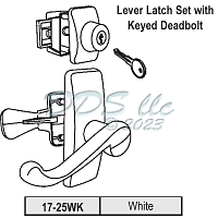 Storm Door Lever Latch Set 17-25WK 1