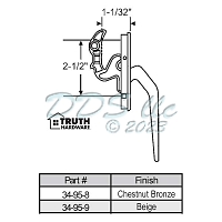 Truth Casement Handle 34-95-9 1