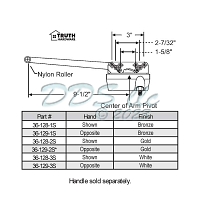 Truth Sill Mounted Casement Operator 36-129-1S 1