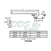 Face Mount Casement Operator 36-133 1
