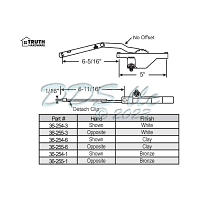 Rear Mount Casement Operator 36-255-3 1
