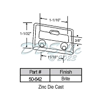 Face Mount Window Keeper 50-642 1