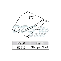 Stamped Steel Window Keeper 50-712SP 1
