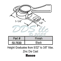 Sweep and Sash locks 50-783B 1