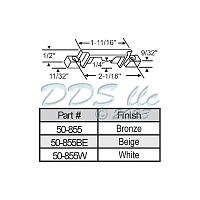 Window Sash Lock Strike 50-855BE 1