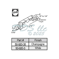 Pella Window Sash Lock Keeper 50-920-35 1