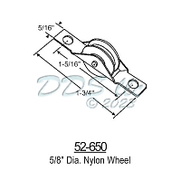 Sliding Window Rollers 52-650 1