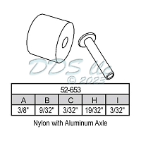 Sliding Window Wheels 52-653