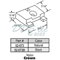 Crown Window Slider Guide 52-673 1