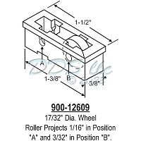 Sliding Window Rollers 900-12609 1