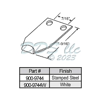 Stamped Steel Window Keeper 900-9744W 1