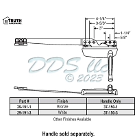 Truth Maxim Awning Window Operator 29-191-3