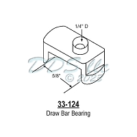 Alcan Window Draw Bar Bearing 33-124 1