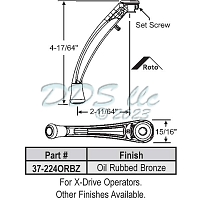 Roto X-Drive Folding Handle 37-224ORBZ