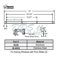 Maxim Awning Track 38-68 1