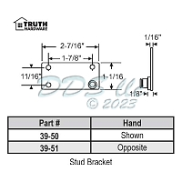 Stud Bracket 39-51 1