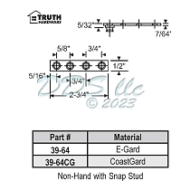 Non-Hand with Snap Stud 39-64CG 1