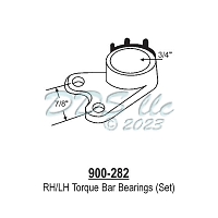 Pan Am Torque Bar Bearing Set 900-282 1