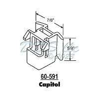 Capitol Window Balance Top Bracket 60-591A 1