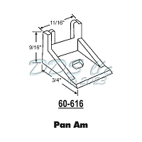Pan Am Window Sash Guide 60-616 1