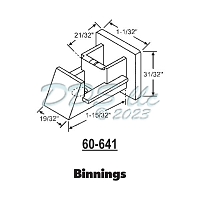 Binnings Window Sash Guide 60-641 1