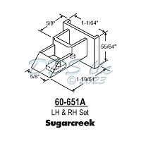 Sugar Creek Window Sash Guide 60-651A
