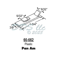 Pan Am Window Take Out Clip 60-662 1