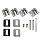 Pella Sliding Door Keeper Strike Kit 12-0C2U0000