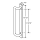 PGT Sliding Door Handle Interior 13-489MAD-I