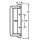 PGT Interior Sliding Door Handle Pebble Khaki 13-530PK-I