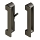 Interlock Crest 200 Series Sliding Door Handle Set 13-738W