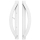 Rockwell Sarasota Sliding Door Handle Set White 13-741W