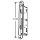 Interlock 2 Point Sliding Door Mortise Lock 16-460A