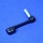 Interlock Sliding Door Handle Thumb Lever Black 16-477B