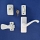 Storm Door Lever Latch Set 17-25WK