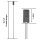 Therma-Tru Door Astragal Flush Bolt Bronze 19-362217BZ