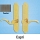G-U Capri Dummy Door Handle Set 854-16003