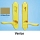 GU Venice Active Door Handle Set 854-16077