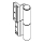Giesse Flash XL Hinge Silver 856-10002SV 2