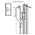 Giesse Flash XXL Door Hinge 856-10008 2