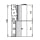 Giesse Flash SLR Hinge Silver 856-16190 2