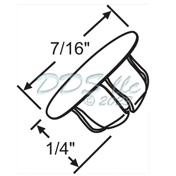 Screw Hole Cover 16439w Window and Door Parts