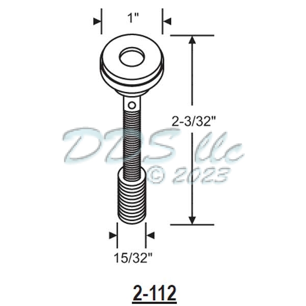 Closet Door Guide 2112 Window and Door Parts