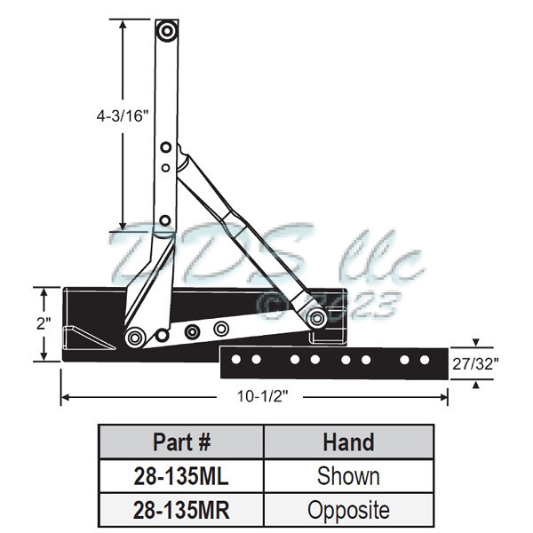 InterLock Friction Hinge 28135ML 28135ML